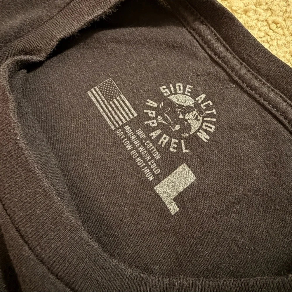 Side Action Apparel - Amigos In Low Places Black Tee